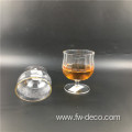 customized clear wine glasses with gold rim